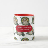 Weihnachten Weihnachten Weihnachtsmann Kindermädch Tasse (Zentrum)