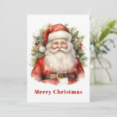 Weihnachten Weihnachten Weihnachtsmann Lächeln (Stehend Vorderseite)