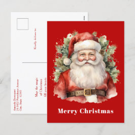 Weihnachten Weihnachten Weihnachtsmann Lächeln