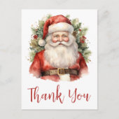 Weihnachten Weihnachten Weihnachtsmann lächeln Dan Postkarte (Vorderseite)