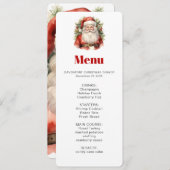 Weihnachten Weihnachten Weihnachtsmann Lächeln Men Einladung (Vorne/Hinten)