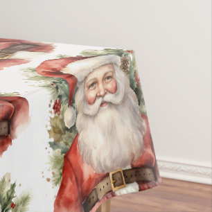 Weihnachten Weihnachten Weihnachtsmann Lächeln Mus Tischdecke