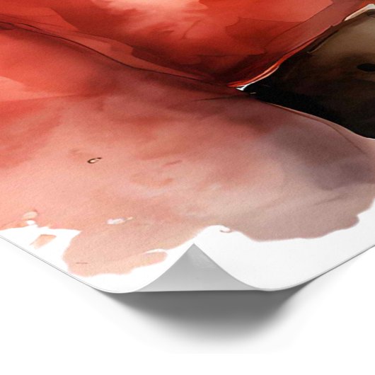 Weihnachten Weihnachten Weihnachtsmann Lächeln Poster (Ecke)