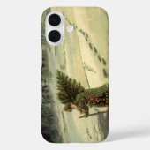 Weihnachten, Weihnachten, Weihnachtsmann mit einem Case-Mate iPhone Hülle (Rückseite)