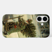 Weihnachten, Weihnachten, Weihnachtsmann mit einem Case-Mate iPhone Hülle (Rückseite (Horizontal))
