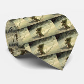 Weihnachten, Weihnachten, Weihnachtsmann mit einem Krawatte (Gerollt)