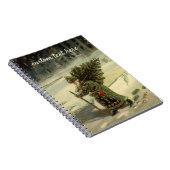 Weihnachten, Weihnachten, Weihnachtsmann mit einem Notizblock (Rechte Seite)