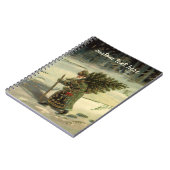 Weihnachten, Weihnachten, Weihnachtsmann mit einem Notizblock (Linke Seite)