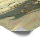 Weihnachten, Weihnachten, Weihnachtsmann mit einem Poster (Ecke)