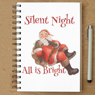 Weihnachten Weihnachten Weihnachtsmann Notizblock
