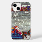 Weihnachten, Weihnachten, Weihnachtsmann, Pferd Op Case-Mate iPhone Hülle (Rückseite)