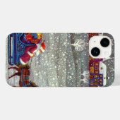 Weihnachten, Weihnachten, Weihnachtsmann, Pferd Op Case-Mate iPhone Hülle (Rückseite (Horizontal))