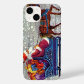 Weihnachten, Weihnachten, Weihnachtsmann, Pferd Op Case-Mate iPhone Hülle (Rückseite)
