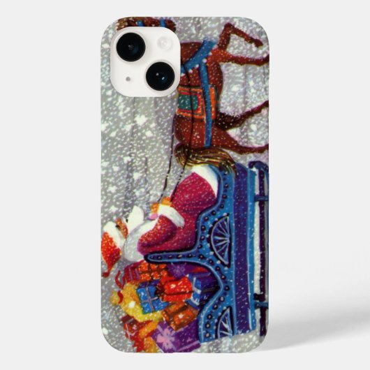 Weihnachten, Weihnachten, Weihnachtsmann, Pferd Op Case-Mate iPhone Hülle (Rückseite)