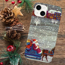 Weihnachten, Weihnachten, Weihnachtsmann, Pferd Op Case-Mate iPhone Hülle