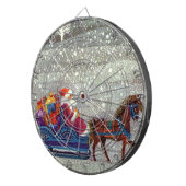 Weihnachten, Weihnachten, Weihnachtsmann, Pferd Op Dartscheibe (Vorderseite rechts)