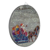 Weihnachten, Weihnachten, Weihnachtsmann, Pferd Op Dartscheibe (Vorderseite Links)