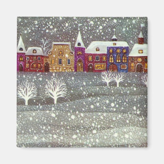 Weihnachten, Weihnachten, Weihnachtsmann, Pferd Op Magnet (Vorne)