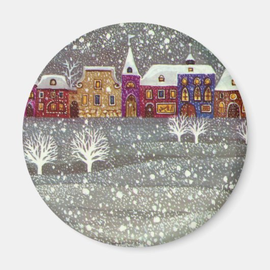 Weihnachten, Weihnachten, Weihnachtsmann, Pferd Op Magnet (Vorne)