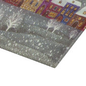 Weihnachten, Weihnachten, Weihnachtsmann, Pferd Op Schneidebrett (Ecke)