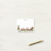 Weihnachten Weihnachten Weihnachtsmann Rentierfisc Post-it Klebezettel (Auf Schreibtisch)