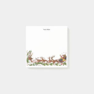 Weihnachten Weihnachten Weihnachtsmann Rentierfisc Post-it Klebezettel