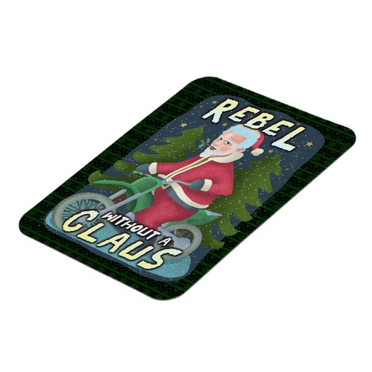 Weihnachten Weihnachten Weihnachtsmann-Spaß Motorr Magnet (Linke Seite)