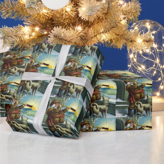 Weihnachten Weihnachten Weihnachtsmann Telescope D Geschenkpapier (Feiertage)