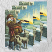 Weihnachten Weihnachten Weihnachtsmann Telescope D Geschenkpapier Set