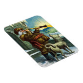 Weihnachten Weihnachten Weihnachtsmann Telescope D Magnet (Rechte Seite)