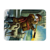 Weihnachten Weihnachten Weihnachtsmann Telescope D Magnet (Horizontal)