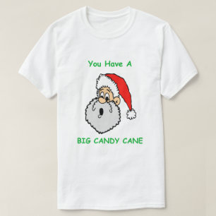 Weihnachten Weihnachten Weihnachtsmann überrascht T-Shirt