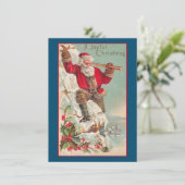 Weihnachten Weihnachten Weihnachtsmann Weihnachtsk (Stehend Vorderseite)