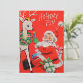 Weihnachten Weihnachten Weihnachtsmann Weihnachtsk (Stehend Vorderseite)