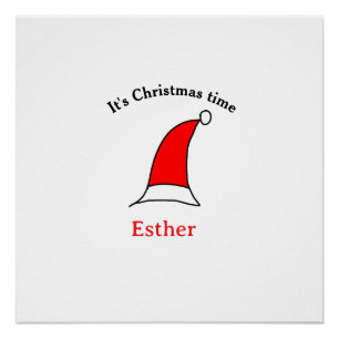 Weihnachten Weihnachten Weihnachtsnamen einfacher Poster