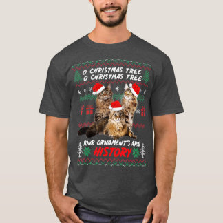 Weihnachten Weihnachten Weihnachtsschmuck Maine Co T-Shirt