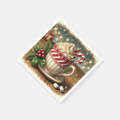 Weihnachten Weihnachten Weihnachtsschokolade Serviette (Ecke)