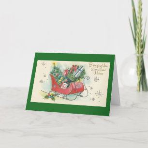 Weihnachten "Weihnachten wünscht" Sleigh Card