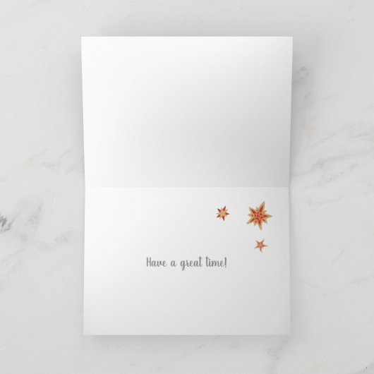 Weihnachten Weihnachts-Design Weihnachtskarte (Innenseite)