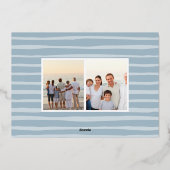 Weihnachten | Weihnachts-Foto Folien Feiertagskarte (Rückseite)