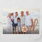 Weihnachten | Weihnachts-Foto Folien Feiertagskarte (Vorderseite)