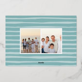 Weihnachten | Weihnachts-Foto Folien Feiertagskarte (Rückseite)