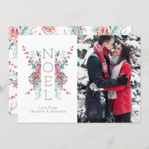 Weihnachten Weihnachts-Foto Personalisiert Winter Einladung