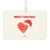 Weihnachten Weihnachts-Herz-Rectangle Air Freshene Autolufterfrischer (Rückseite)