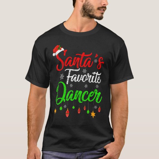 Weihnachten Weihnachts-Lieblingstanzer T-Shirt (Vorderseite)