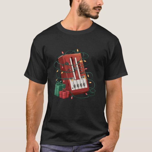 Weihnachten Weihnachts-Weihnachtsmusik Sousaphon W T-Shirt (Vorderseite)