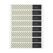 Weihnachten - Weihnachtsadressschild (Bogen)