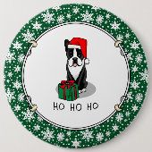 Weihnachten - Weihnachtsbaum - Niedlich Button (Vorderseite)