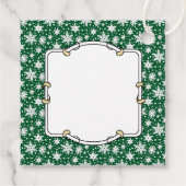 Weihnachten - Weihnachtsbaum - Niedlich Geschenkanhänger (Rückseite)