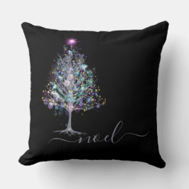 Weihnachten-Weihnachtsbaum-Sake mit der Meldung au Kissen